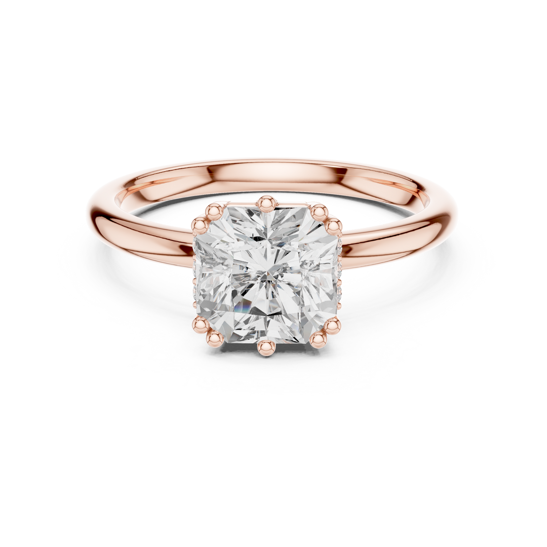 Diamantine 1.75ct Radiant Cut Diamond Ring