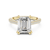 Apex 3.71ct Emerald Cut Diamond Ring