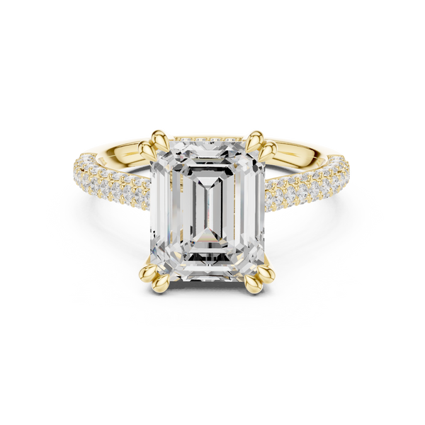 Apex 3.71ct Emerald Cut Diamond Ring