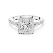 Étoile 1.00ct Princess Cut Diamond Ring
