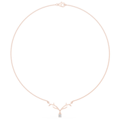 Sculptural Branch Pendant Necklace — 0.24ct