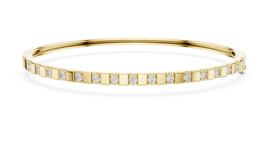 Diamond Bangle Bracelet — 0.51ct