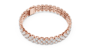 Two-Row Diamond Bracelet — 17.38ct