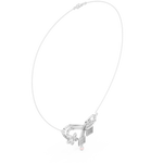 Load image into Gallery viewer, Ornate Scroll Floral Necklace — 3.01ct
