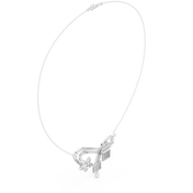 Ornate Scroll Floral Necklace — 3.01ct