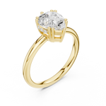 Load image into Gallery viewer, Petal Pear Shape Diamond Accent Ring
