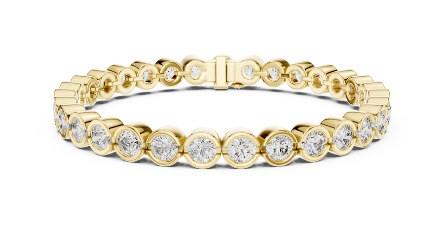 Bezel Tennis Bracelet — 9.30ct