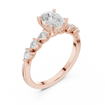 Load image into Gallery viewer, Velour 2.00ct Cushion Cut Diamond Pavé Ring

