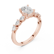 Velour 2.00ct Cushion Cut Diamond Pavé Ring