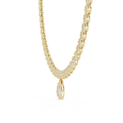 Pear Drop Graduated Necklace — 7.88ct