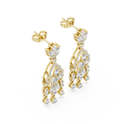 Kiran Diamond Halo Stud Earrings