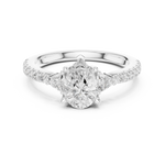 Load image into Gallery viewer, Dewdrop Pear Cut Diamond Ring
