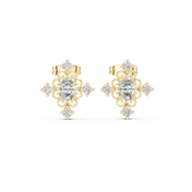 Aanya Diamond Solitaire Stud Earrings