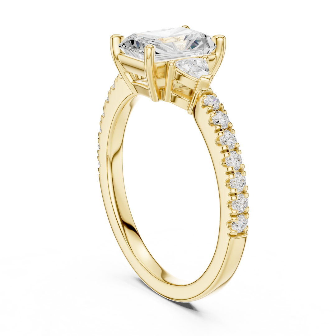 Aurora Radiant Cut Diamond Ring