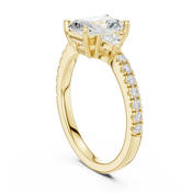 Aurora Radiant Cut Diamond Ring