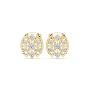 Soraya Diamond Halo Stud Earrings