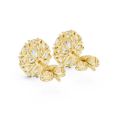 Nina Diamond Solitaire Stud Earrings