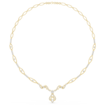 Load image into Gallery viewer, Oval Link Tassel Necklace — 1.84ct

