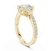 Celestine Round Brilliant Diamond Ring