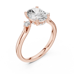 Load image into Gallery viewer, Belle Oval Diamond Solitaire Ring

