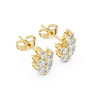 Mina Diamond Solitaire Stud Earrings