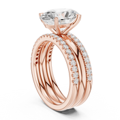 Neptune 3.63ct Oval Diamond Ring