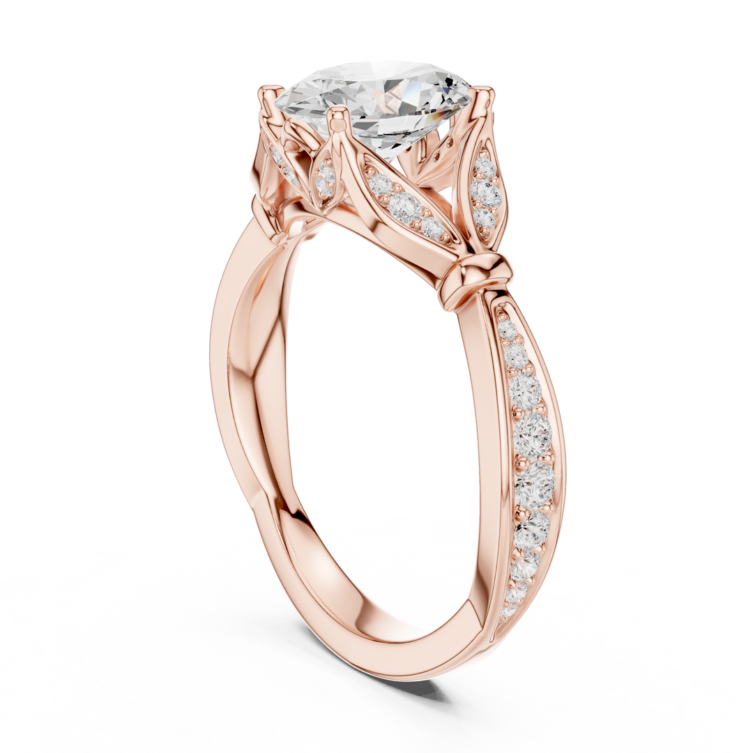 Miroir 1.36ct Oval Diamond Ring