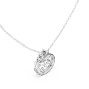 Round Mandala Pendant — 0.56ct