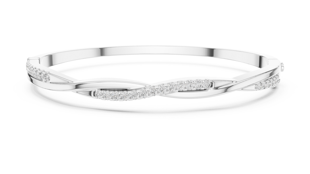 Diamond Channel Bangle — 0.7ct