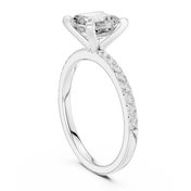 Hera 2.00ct Asscher Cut Diamond Engagement Ring
