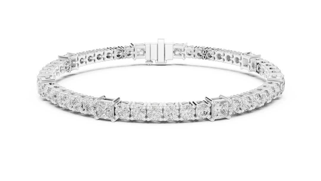 Round Princess Bracelet — 6.62ct