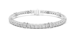 Load image into Gallery viewer, Round Princess Bracelet — 6.62ct
