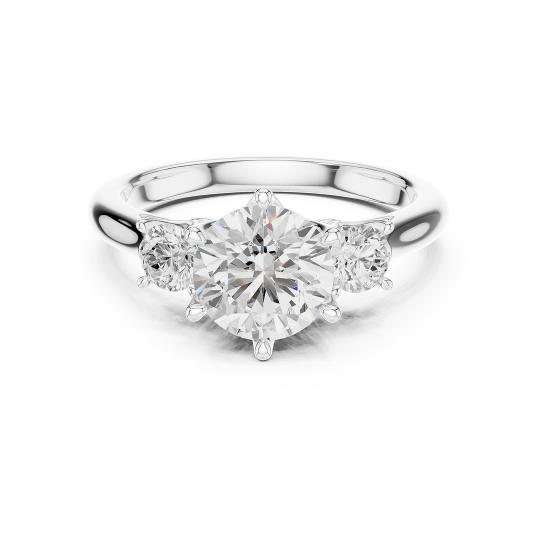 Soleil 1.50ct Round Brilliant Diamond Ring