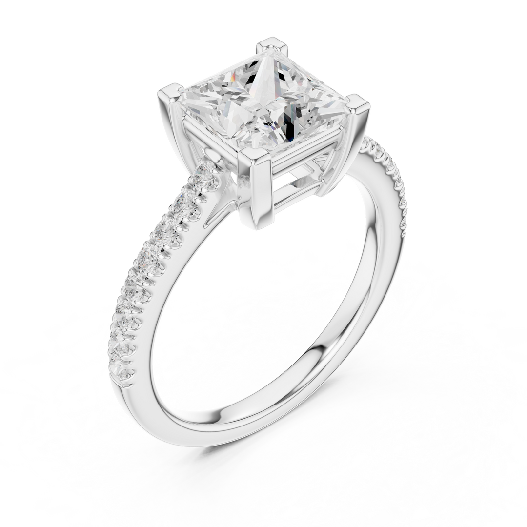 Reina 2.00ct Princess Cut Diamond Engagement Ring