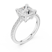 Reina 2.00ct Princess Cut Diamond Engagement Ring