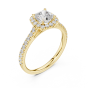 Chérie 0.86ct Cushion Cut Diamond Ring