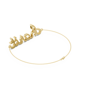 Script Nameplate Men's Bracelet — 0.85ct