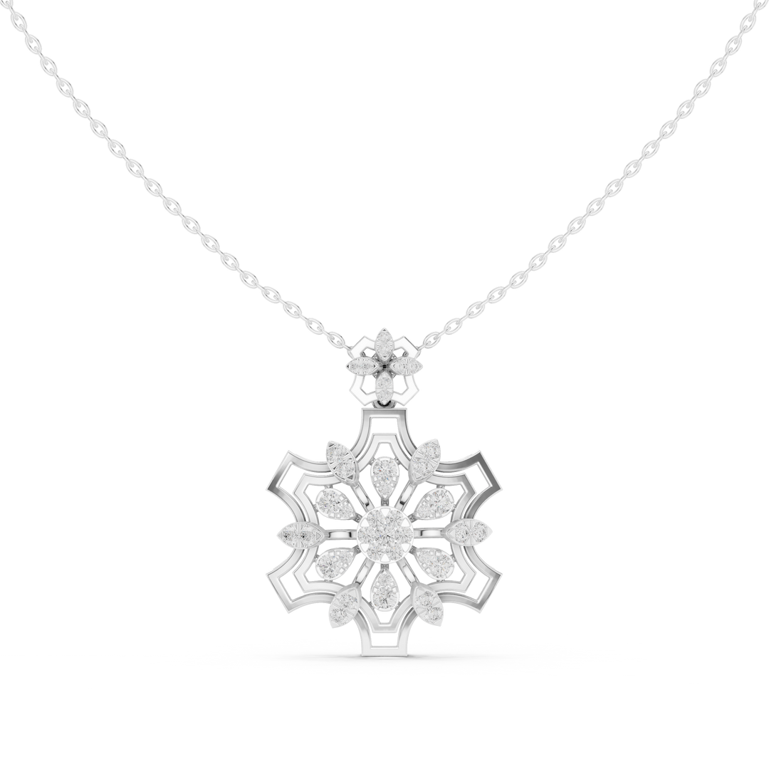 Snowflake Pendant — 0.80ct