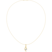 Sculptural Curved Necklace — 0.50ct