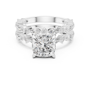 Glacier 2.65ct Cushion Cut Diamond Ring
