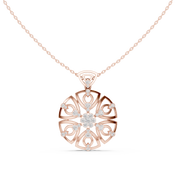 Sunburst Lattice Pendant — 0.79ct