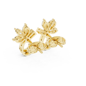 Ada Diamond Solitaire Stud Earrings