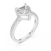 Juliet 2.00ct Heart Cut Diamond Engagement Ring