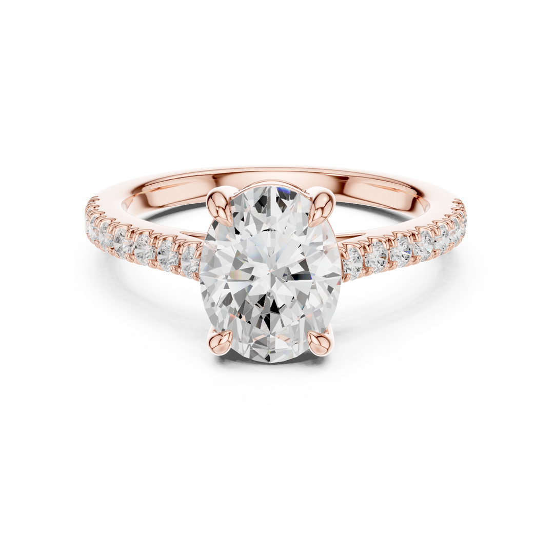Elara 2.00ct Oval Diamond Engagement Ring