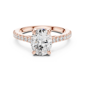 Elara 2.00ct Oval Diamond Engagement Ring