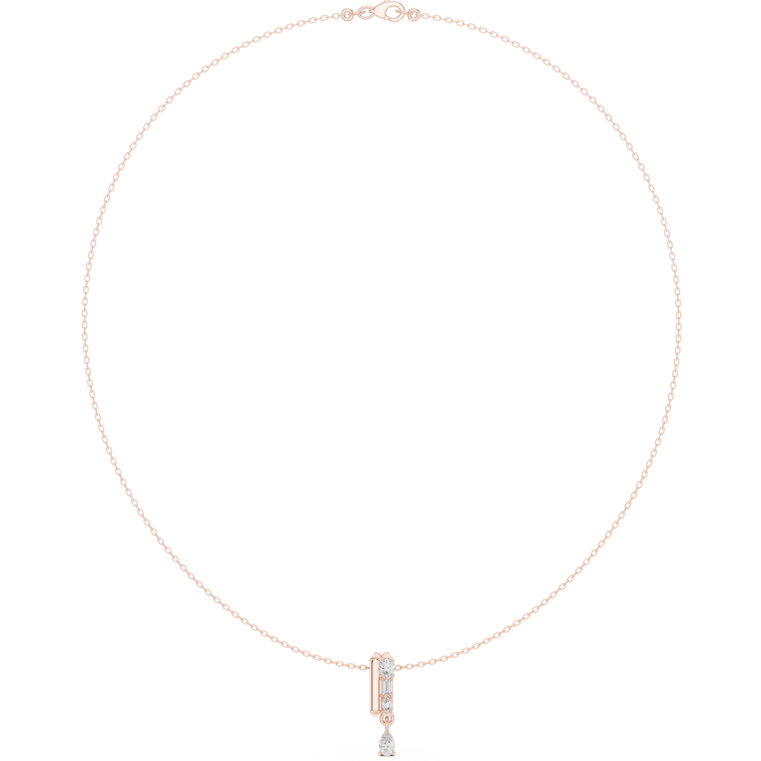 Mixed-Shape Pendant Necklace — 0.48ct