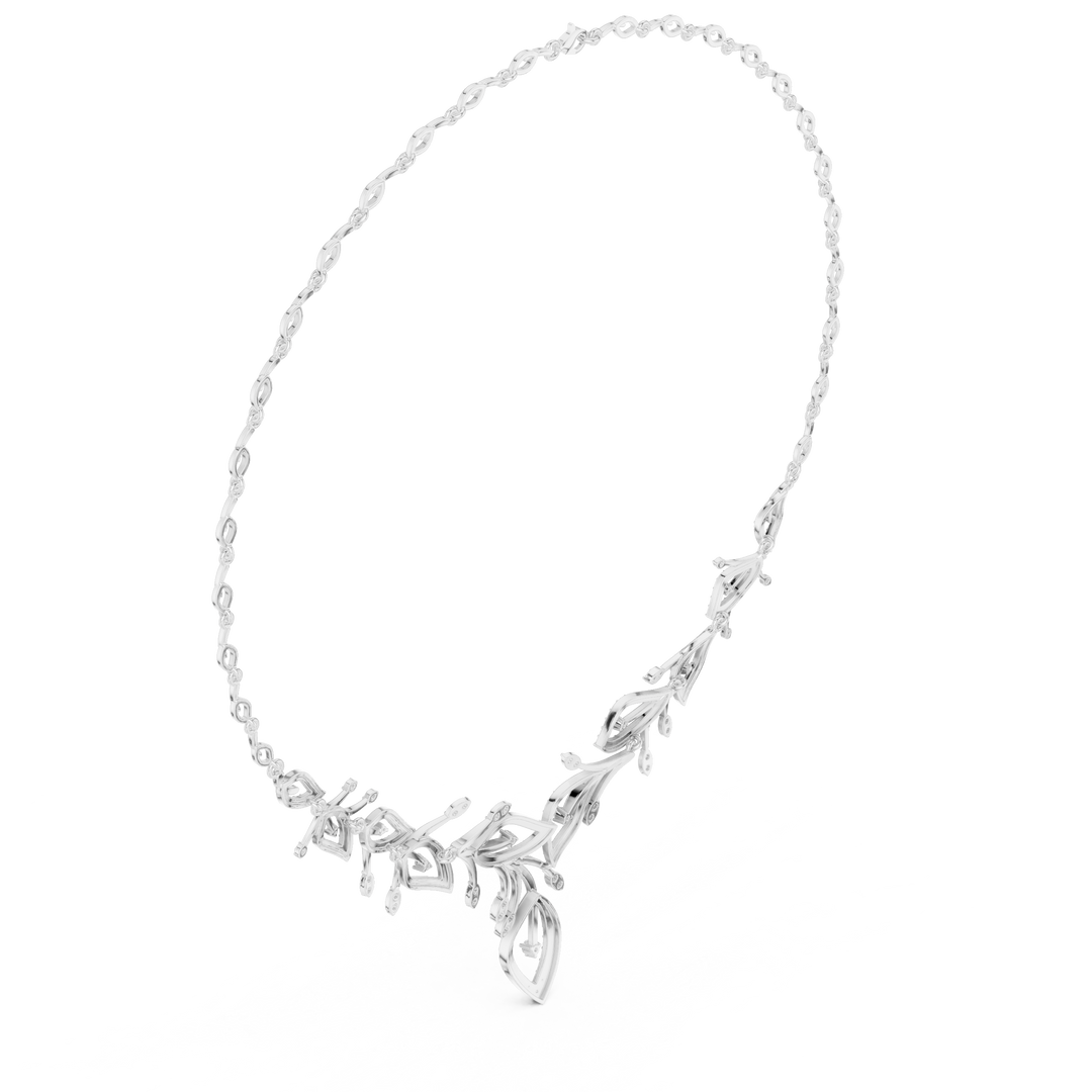 Botanical Spray Necklace — 2.37ct