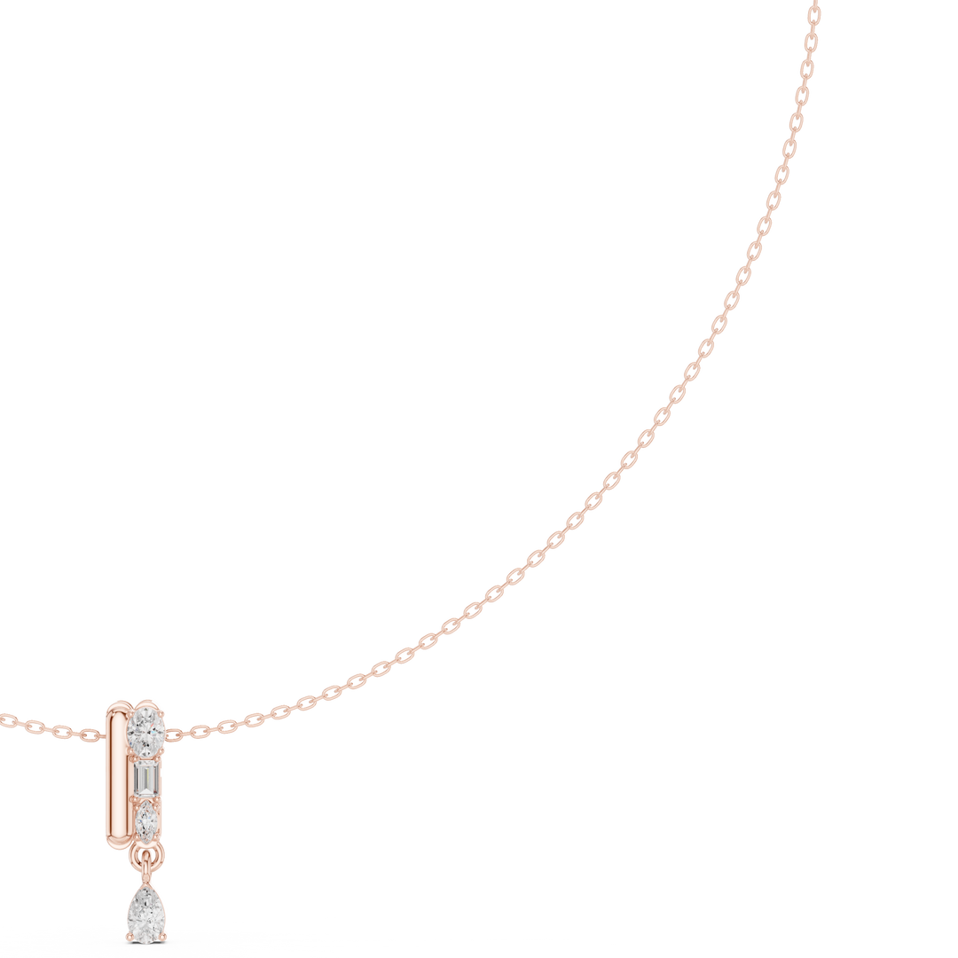 Mixed-Shape Pendant Necklace — 0.48ct
