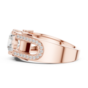 Pavé Split Shoulder Mens Ring — 1.69ct