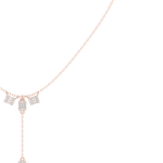 Load image into Gallery viewer, Architectural Y-Drop Necklace — 0.53ct
